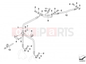 BMW Motorrad BMW 1999 R-Models 4V R 850 R 02 (0428) Front brake pipe Stahlflex