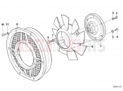 Cooling system-fan/fan coupling - BMW Motorrad A61 (9251) 2000