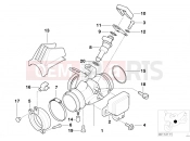 BMW Motorrad BMW 2001 R-Models 4V R 850 RT 96 (0412) Throttle Housing Assy