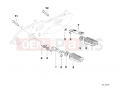 BMW Motorrad BMW 2001 R-Models 4V R 850 RT 96 (0412) Front and rear footpeg