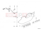Battery cover - BMW Motorrad R 80 RT 1987