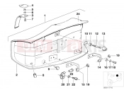 Bench seat - BMW Motorrad R 80 RT 1987