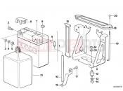 Battery - BMW Motorrad R 80 RT 1987