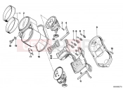 Instruments/mounting parts - BMW Motorrad R 80 RT 1987