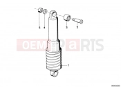 Self-levelling suspension - BMW Motorrad R 100 RT 1987