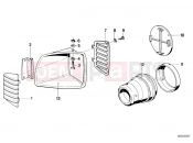 Trim panel air inlet - BMW Motorrad R 100 RT 1978
