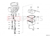 BMW Motorrad BMW CLASSIC 1982 R-Models 2V R 80 RT Carburetor-float assy/jet