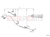 BMW Motorrad BMW CLASSIC 1982 R-Models 2V R 80 RT Retrofit kit, heated handle