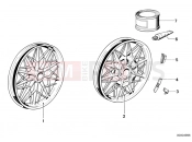 BMW Motorrad BMW CLASSIC 1982 R-Models 2V R 80 RT Cast iron rim silver
