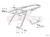 BMW Motorrad BMW CLASSIC 1982 R-Models 2V R 80 TIC Rear frame
