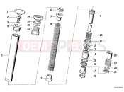 Riser pipe/Absorber - BMW Motorrad R 80 ST 1982