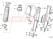 Fork slider - BMW Motorrad R 80 ST 1982