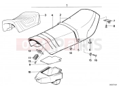 Bench seat - BMW Motorrad R 80 ST 1982