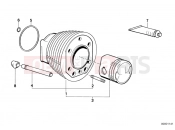 BMW Motorrad BMW CLASSIC 1982 R-Models 2V R 100 TIC Cylinder