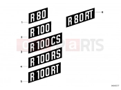 BMW Motorrad BMW CLASSIC 1982 R-Models 2V R 100 TIC Sticker