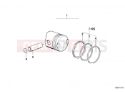 BMW Motorrad BMW CLASSIC 1983 R-Boxer R65 Piston, single components