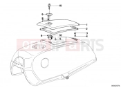 BMW Motorrad BMW CLASSIC 1983 R-Boxer R65 Fuel tank-tool container
