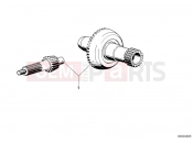BMW Motorrad BMW CLASSIC 1983 R-Boxer R65 Differential-crown wheel set