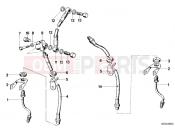 BMW Motorrad BMW CLASSIC 1983 R-Boxer R65 Front brake-brake pipe