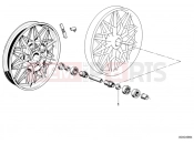 BMW Motorrad BMW CLASSIC 1983 R-Boxer R65 Cast rim-shims