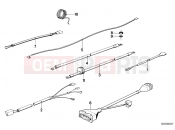 BMW Motorrad BMW CLASSIC 1983 R-Boxer R65 Various additional cable harnesses