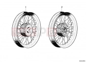 BMW Motorrad BMW CLASSIC 1981 R-Models 2V R 80 TIC Spoke wheel