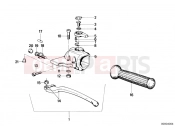 Handle unit left - BMW Motorrad R 100 CS 1981