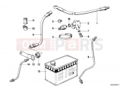 Brake pipe, front - BMW Motorrad R 100 CS 1981