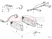 BMW Motorrad BMW CLASSIC 1981 R-Models 2V R 100 RT Trim panel signalling light/headlight