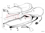 BMW Motorrad BMW CLASSIC 1981 R-Models 2V R 100 RT Double seat bench