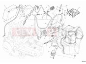 DUCATI 2014 Monster 696 ABS BATTERY » WIRING HARNESS