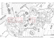 DUCATI 2014 HYPERMOTARD SP HALF-CRANKCASES PAIR » ENGINE CASE