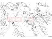 DUCATI HYPERSTRADA HANDLEBAR AND CONTROLS » HANDLE BAR