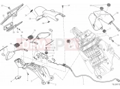 DUCATI HYPERSTRADA NUMBER PLATE HOLDER - TAIL LIGHT » LIGHTING SYSTEM