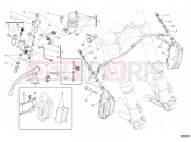 DUCATI 2013 Monster 1100 DIESEL FRONT BRAKE SYSTEM » BRAKING SYSTEM