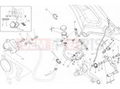 DUCATI 2013 Monster 1100 EVO ABS REAR BRAKE SYSTEM » BRAKING SYSTEM