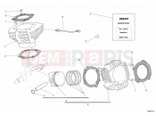 DUCATI 2013 Monster 1100 EVO ABS CYLINDER - PISTON » ENGINE CASE