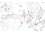 DUCATI 2013 Monster 1100 EVO ANNIVERSARY REAR BRAKE SYSTEM » BRAKING SYSTEM