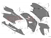 DUCATI 2013 Superbike 1199 Panigale ABS FAIRING » PLASTICS