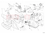 DUCATI 2013 Multistrada 1200 S Touring EXHAUST SYSTEM » EXHAUST SYSTEM