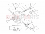 DUCATI 2013 Monster 659 ABS HORIZONTAL CYLINDER HEAD » VALVE DRIVE