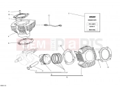 DUCATI Monster 659 CYLINDER - PISTON » ENGINE CASE