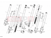 DUCATI 2013 Monster 696 FRONT FORK » FRONT SUSPENSION