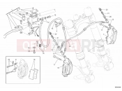 DUCATI 2013 Monster 795 FRONT BRAKE SYSTEM » BRAKING SYSTEM