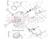 DUCATI Monster 795 ABS HORIZONTAL CYLINDER HEAD » VALVE DRIVE