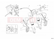 DUCATI 2013 Hypermotard 796 FRONT BRAKE SYSTEM » BRAKING SYSTEM