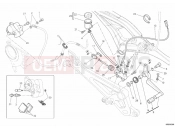 DUCATI Monster 796 ABS REAR BRAKE SYSTEM » BRAKING SYSTEM