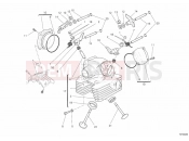 DUCATI Monster 796 ABS VERTICAL CYLINDER HEAD » VALVE DRIVE