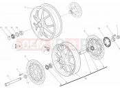 DUCATI 2013 Monster 796 ABS ANNIVERSARY WHEELS » FRONT WHEEL