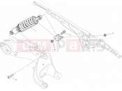 DUCATI 2013 Monster 796 ANNIVERSARY REAR SHOCK ABSORBER » SWING ARM